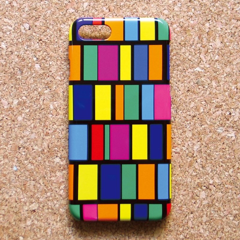 iPhone14/13/12/11/X 多彩且美丽的彩色镶嵌玻璃马赛克智能手机壳 - 手机壳/手机套 - 塑料 多色