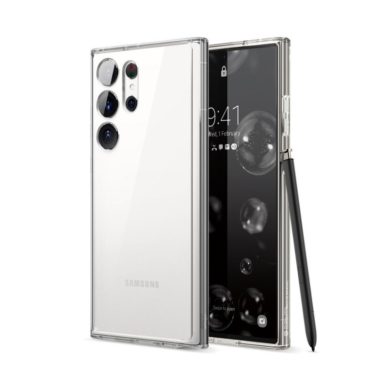 Galaxy S23 Ultra 6.8寸超透明Hybrid手机壳 - 手机壳/手机套 - 塑料 透明