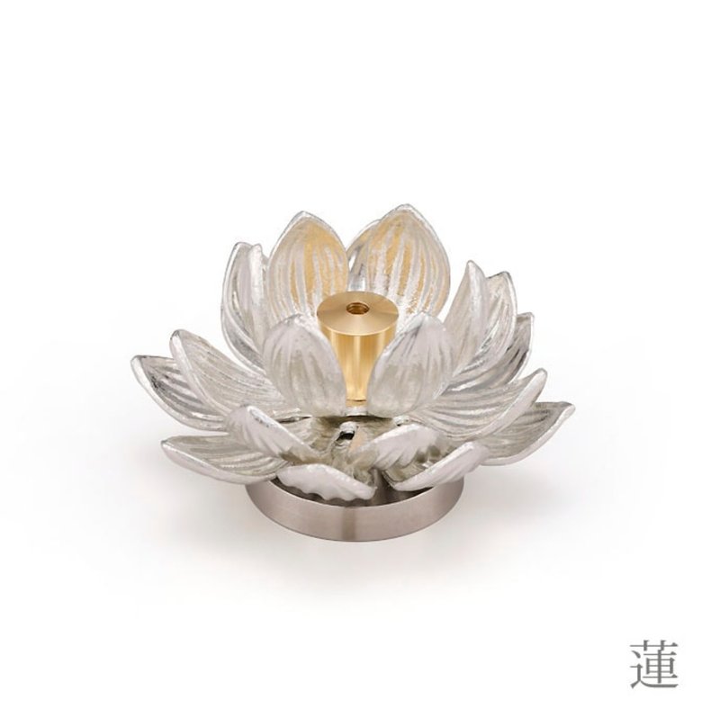 花开富贵线香座 - 香薰/精油/线香 - 贵金属 银色