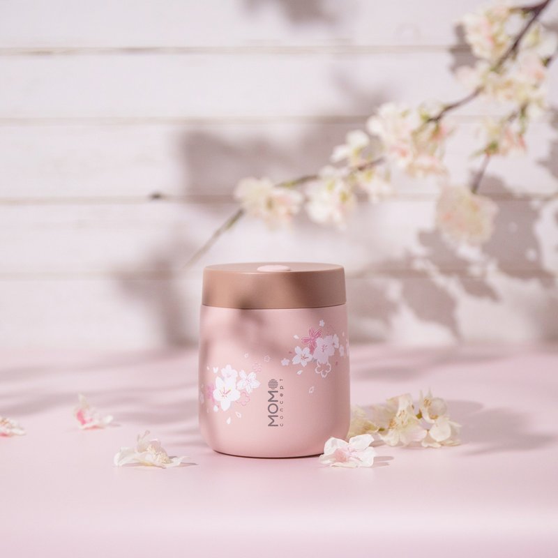 限定 | 日本 MOMOCONCEPT Cube Mug 小立方保温杯 260ml - 保温瓶/保温杯 - 不锈钢 粉红色