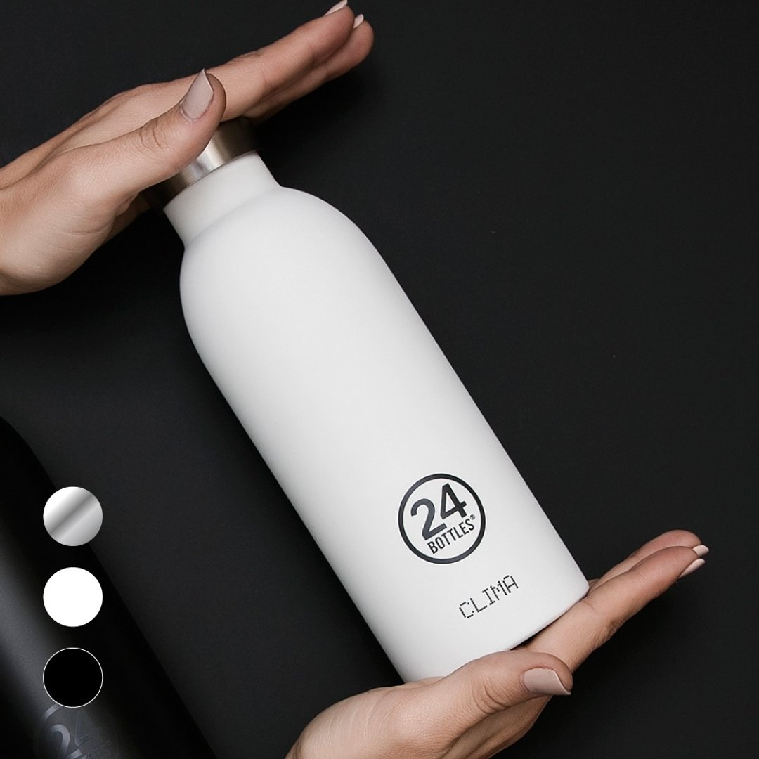 意大利 24Bottles 不锈钢双层保温/保冷瓶 500ml / 经典3色 - 保温瓶/保温杯 - 不锈钢 多色