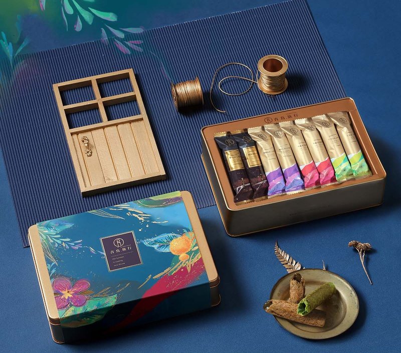 青鸟旅行 浣溪润香 综合真巧蛋卷礼盒16入 - 零食/点心 - 新鲜食材 