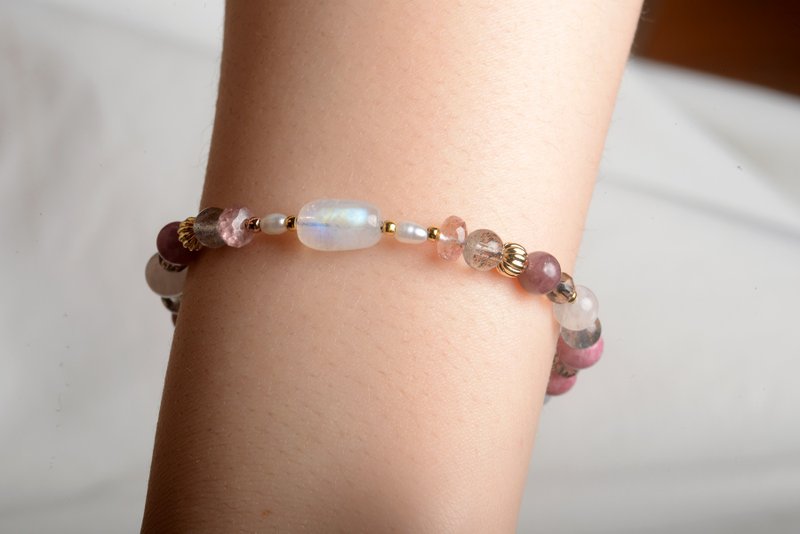 【VVEDA】客製化晶礦手鍊 /戒指/手串/訂製/ - 手链/手环 - 水晶 多色