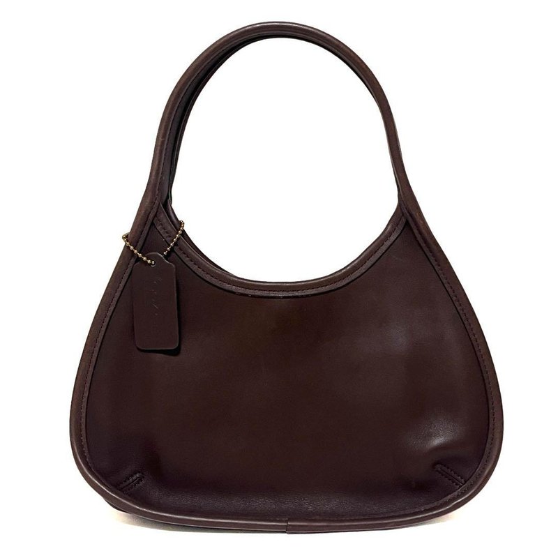 正品 OLD COACH 老教练包 Ergo 9027 手提包 皮革 棕色 古董级 中古 - 手提包/手提袋 - 其他材质 