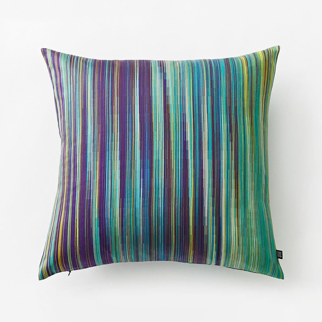 Aurora  极光 正方形抱枕 50x50cm含枕芯 - 枕头/抱枕 - 棉 绿色