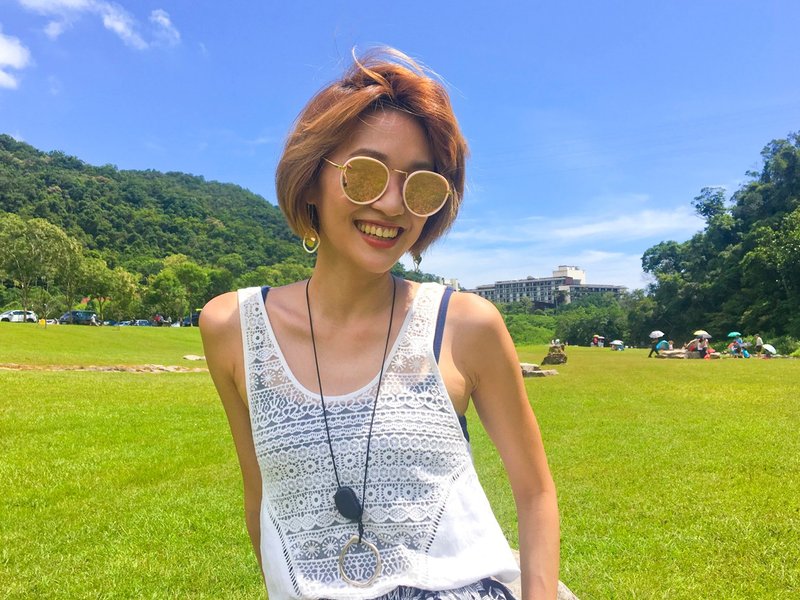 太阳眼镜 偏光│复古中金圆框│粉红色│2is PittP - 墨镜 - 其他金属 粉红色