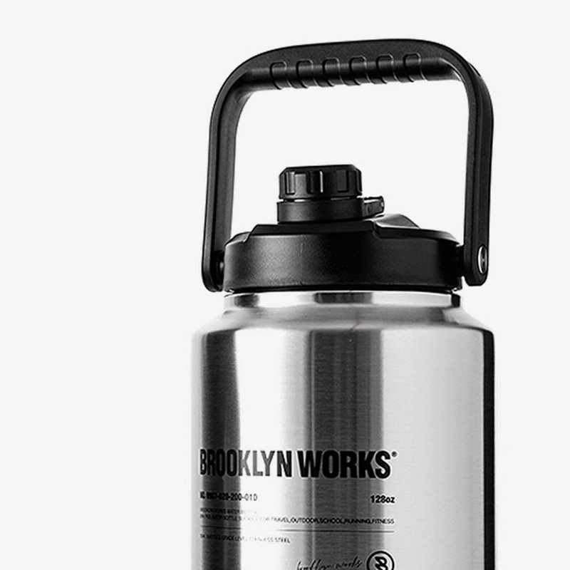 BROOKLYNWORKS 3.8L高规保冰保温桶-银色 - 水瓶/水壶 - 其他材质 银色