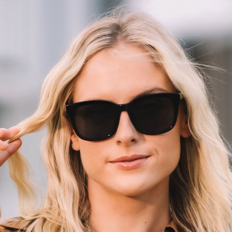 SKYLER 黑 C01 - 墨镜 - 树脂 黑色