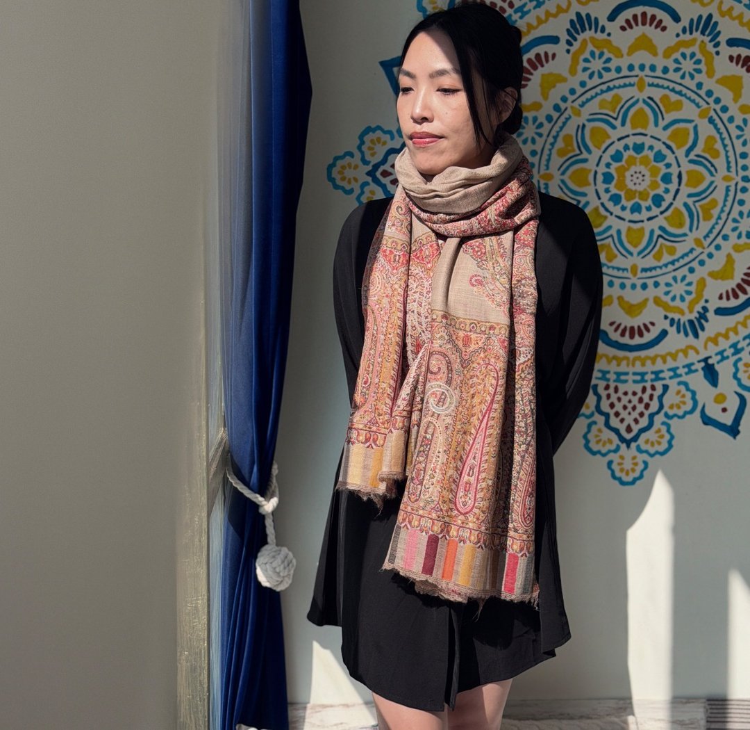 Kani卡尼丨顶级羊绒围巾Pashmina-红石榴 - 围巾/披肩 - 其他材质 红色