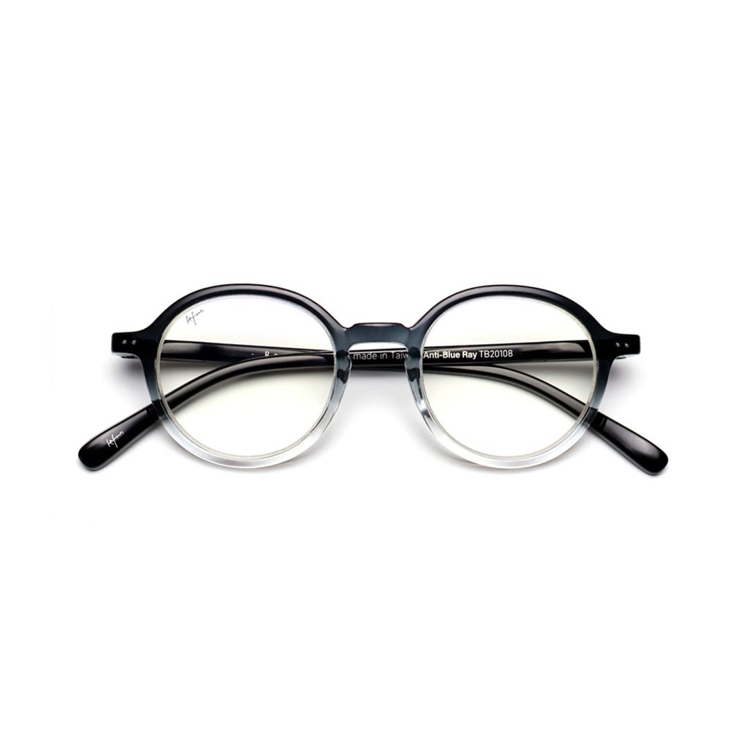 6y-12y 蔡司镜片滤蓝光眼镜 Round computer glasses:black-t - 眼镜/眼镜框 - 塑料 黑色