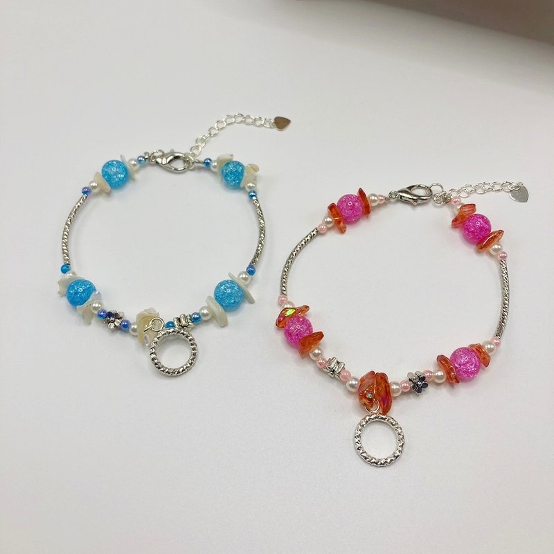 水晶石花手链 - 手链/手环 - 石头 多色