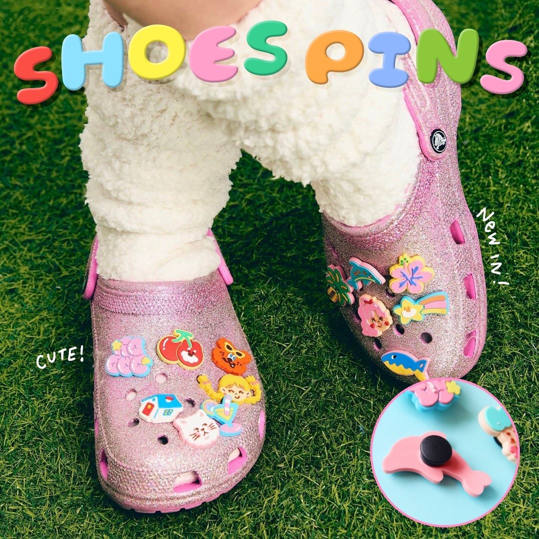 DADDY | Daddy Shoes Pin 让你的 Crocs 独一无二的可爱鞋扣 - 鞋垫/周边 - 其他材质 