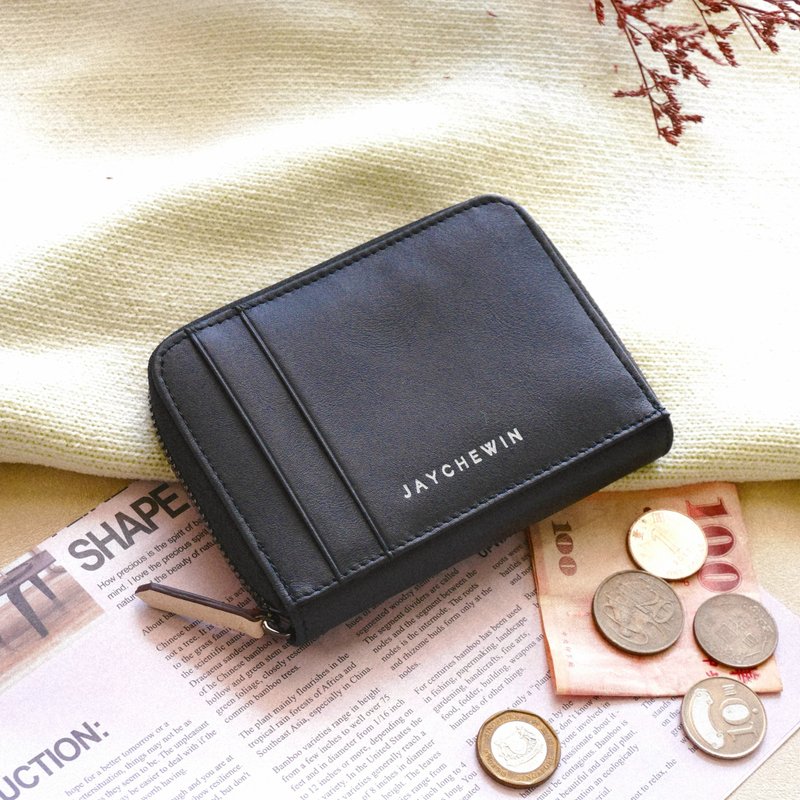 短夹 Flat Wallet ProMax - Black Nappa Leather 真皮 皮革 - 皮夹/钱包 - 真皮 黑色