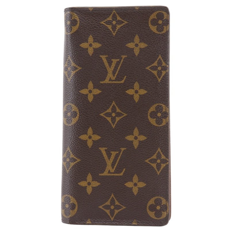 [日本直送] 路易威登 LOUIS VUITTON Portefeuille Brazza 长版钱包M66540 Monogram 帆布 棕色 TA3155 中性款 [二手] - 皮夹/钱包 - 人造皮革 咖啡色