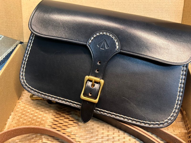 山雨制作】二战英军马鞍包 WWII BRITISH SADDLE BAG - 侧背包/斜挎包 - 真皮 