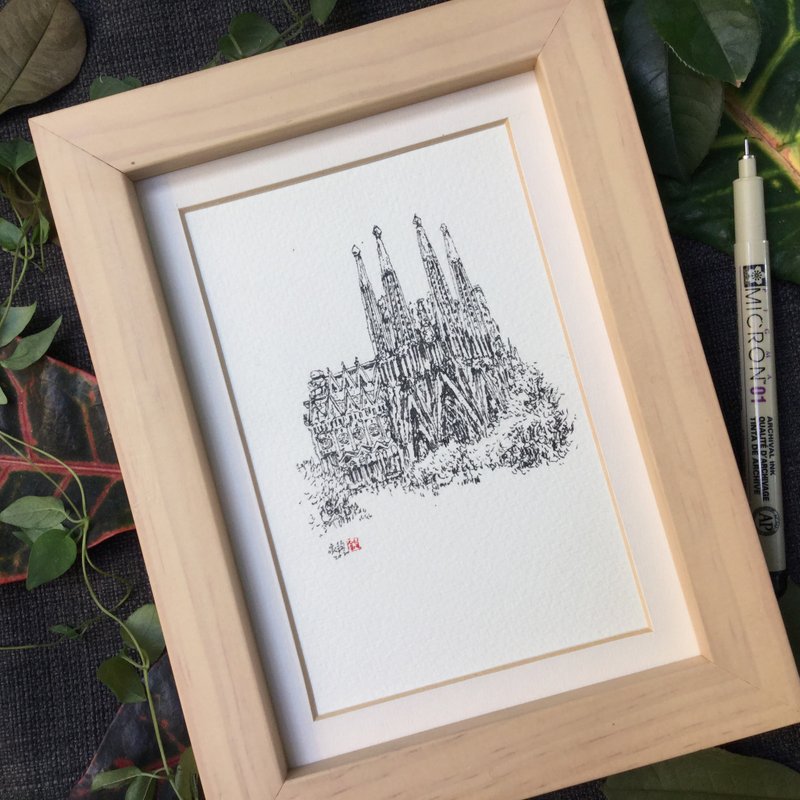 高第 圣家堂/手绘原作 - 海报/装饰画/版画 - 纸 黑色