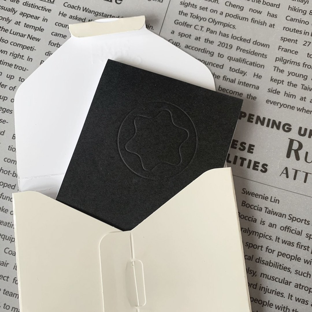 MONTBLANC 万宝龙小书册 No.13915  Note I 轻巧好携带 - 便条纸/标签贴 - 纸 黑色