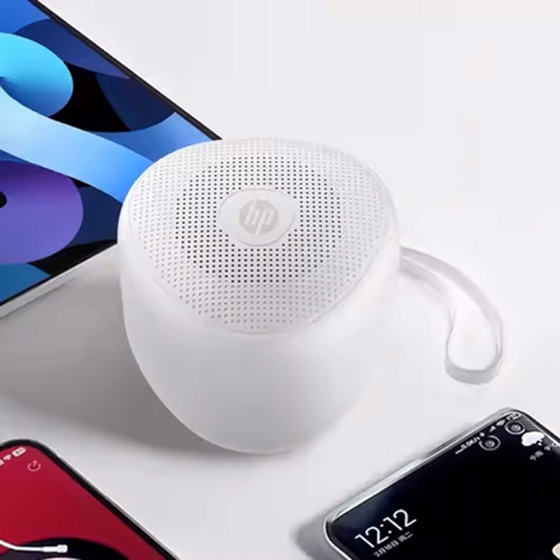 HP 惠普 BTS09 爱心型轻便多功能蓝牙音响 【HP原厂购物网】蓝牙 - 扩音器/喇叭 - 其他材质 白色