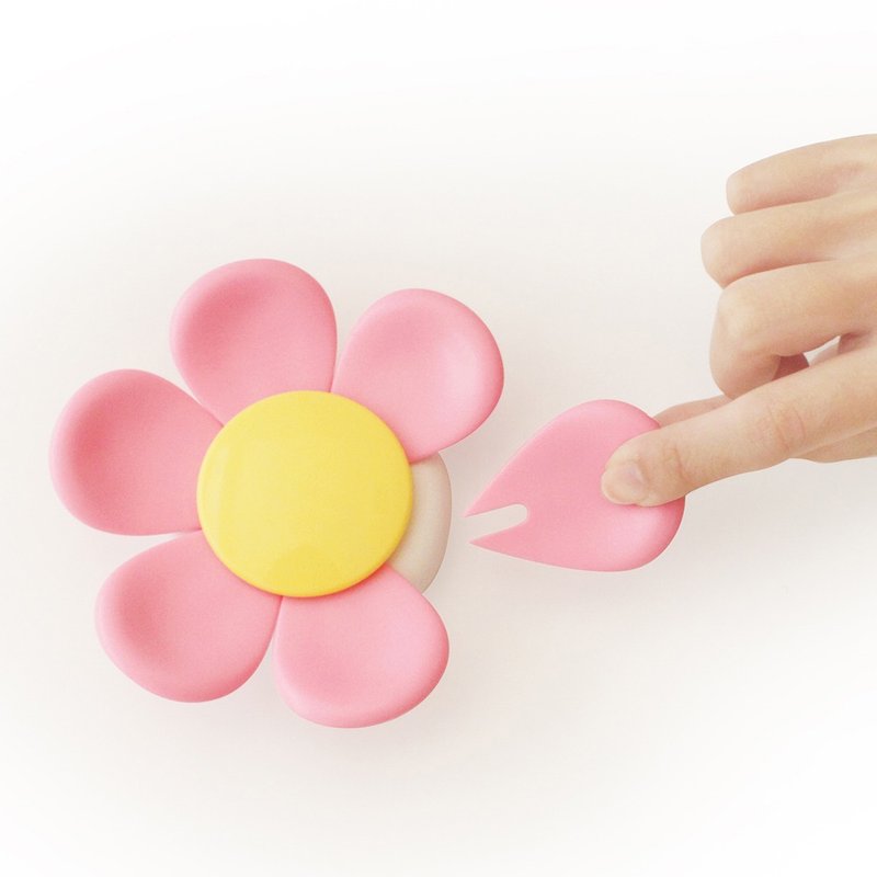 桔禾创意 花伴 - 餐刀/叉/匙组合 - 塑料 多色