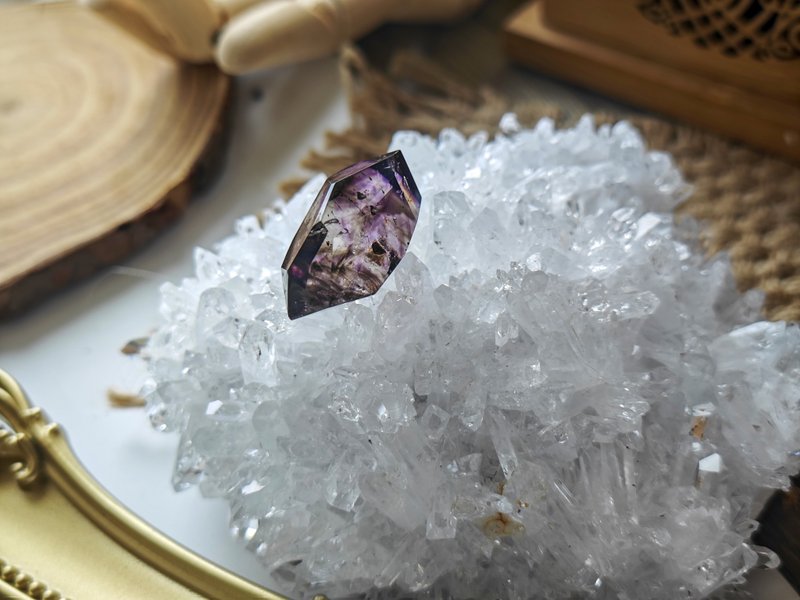 紫超级七|天然|紫色|矿物|热门水晶|可制成饰物 - 项链 - 水晶 