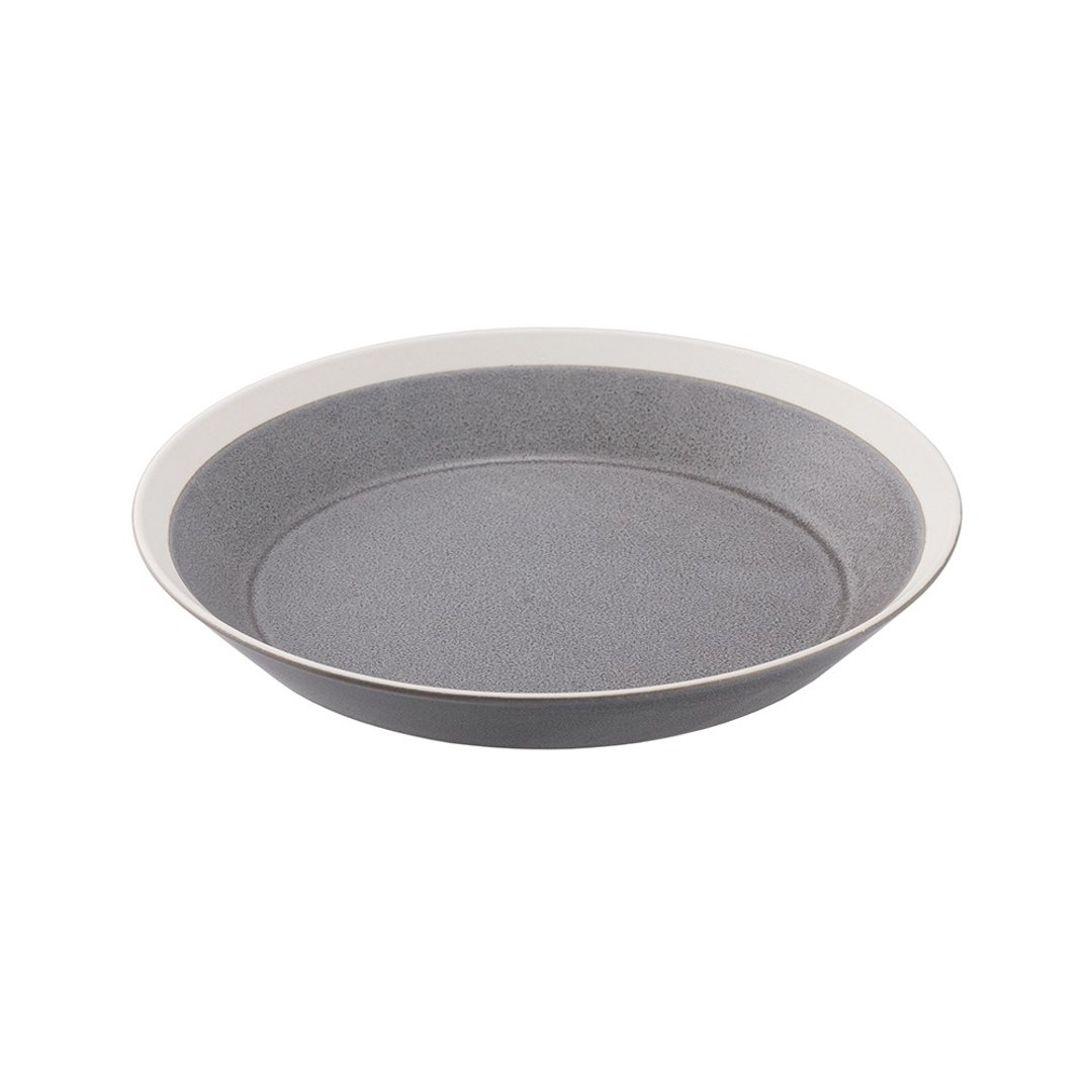 dishes 200 plate 苔藓灰色 (磨砂) - 盘子/餐盘/盘架 - 陶 灰色