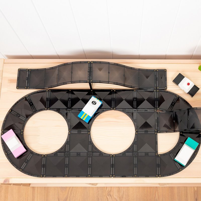 澳洲Connetix交通系列磁力积木-坡道路口组(16pc) - 玩具/玩偶 - 塑料 