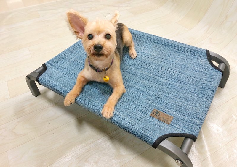 新品上市S-小王子的飞行床-冰晶灰床架-埃及蓝 长70X宽50X高15CM - 床垫/笼子 - 环保材料 