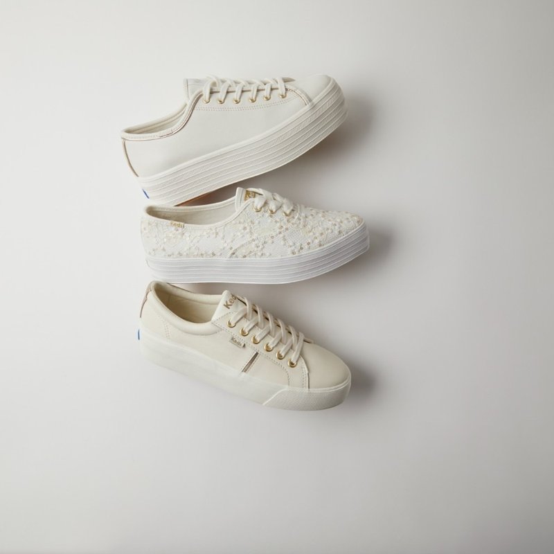 Keds Triple Up 皮革厚底休闲鞋 WH68239 - 其他女款皮鞋 - 其他材质 