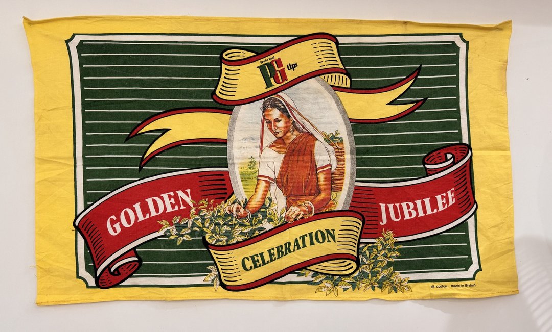 诞生年份 布历GOLDEN CELEBRATION JUBILEE 茶巾 系列 - 门帘/门牌 - 棉 多色