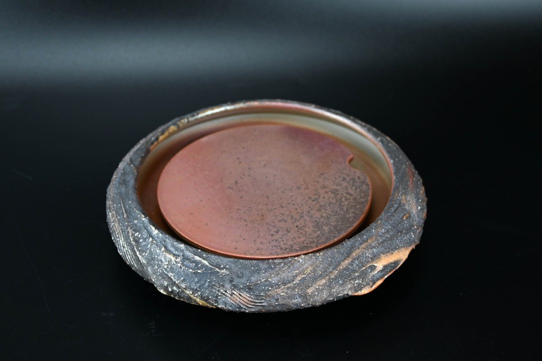 柴烧两件式茶盘【臻麟陶艺】 - 茶具/茶杯 - 陶 