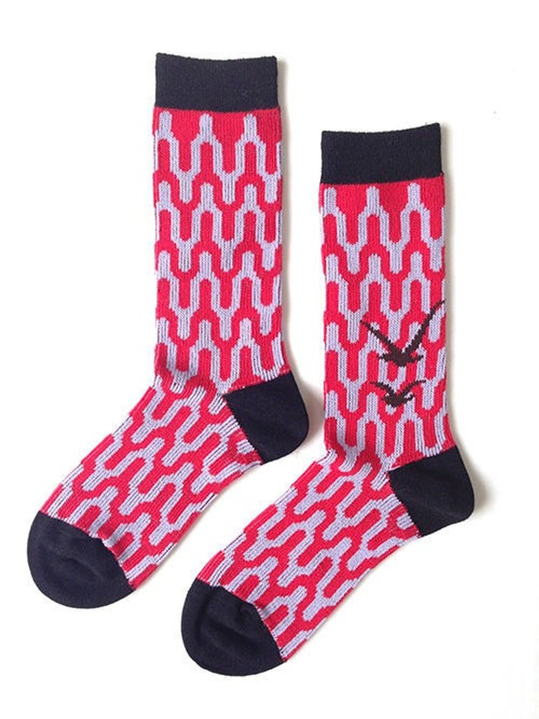 GillianSun Socks Collection【HOT 热销款】D02BK - 袜子 - 棉 红色