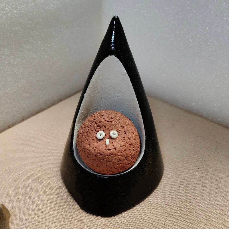 陶偶独美系列 - 48 号 疗愈系手作陶偶文创 - 玩偶/公仔 - 陶 