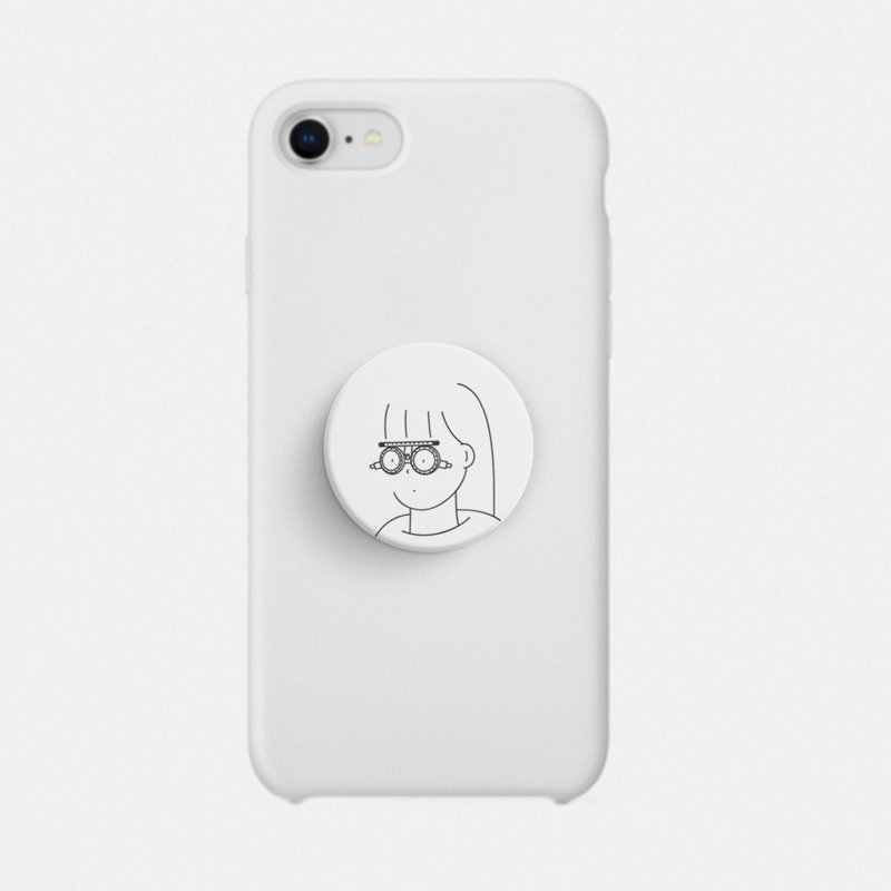 Griptok - weird but cute, but weird - 手机座/防尘塞 - 塑料 白色