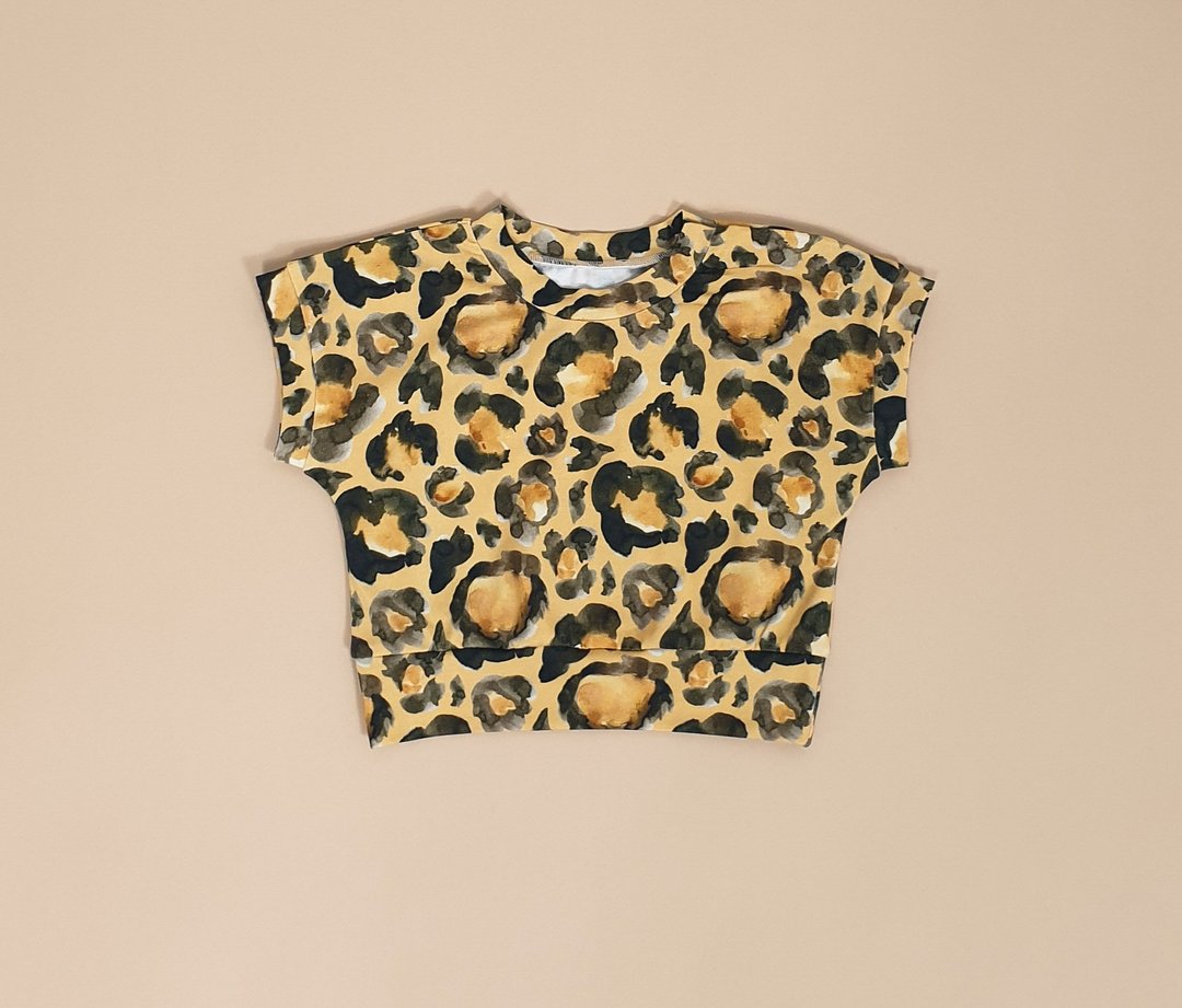 Leopard baby t-shirts, baby boy t-shirt, baby girl t-shirt, baby clothes - 童装上衣 - 棉．麻 多色