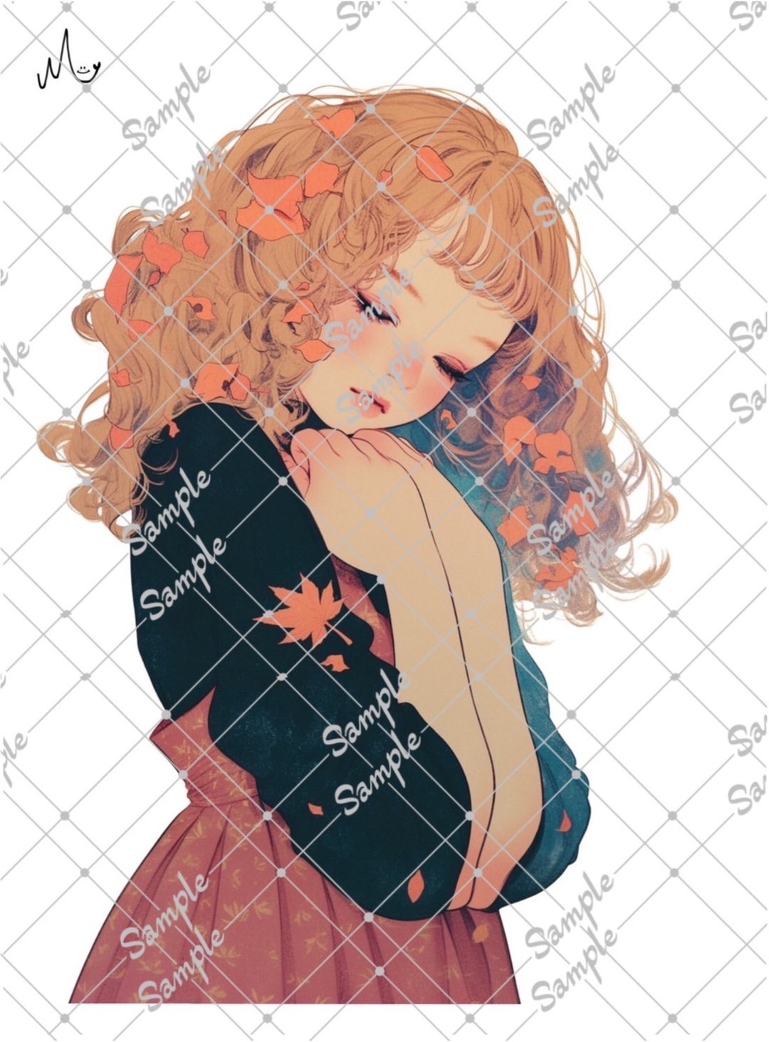 原创人物贴纸 9月新款 - 贴纸 - 纸 
