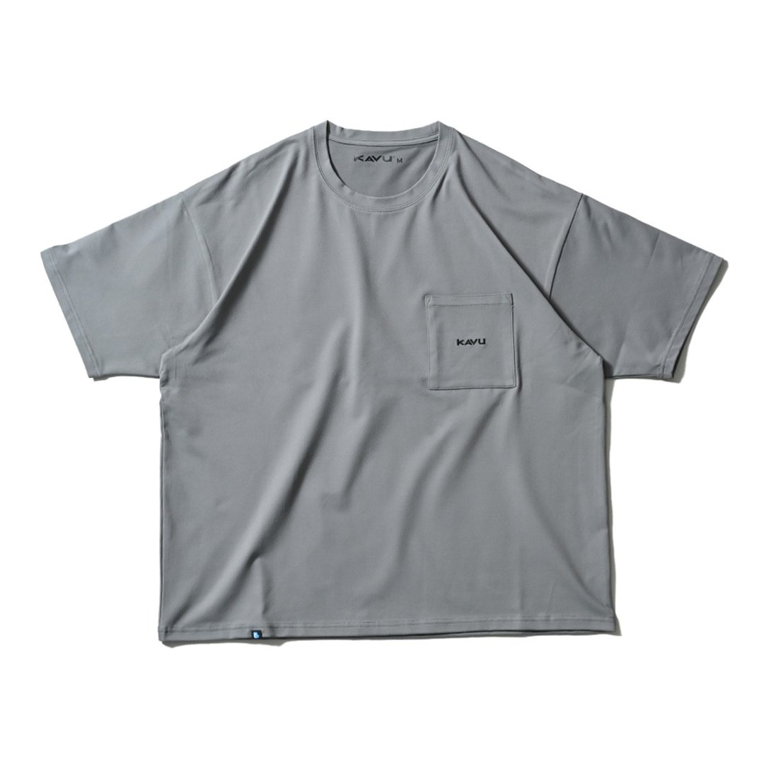【KAVU】U/O Shirt 日系机能短袖宽T恤 灰色 中性款 #LE001 - 男装上衣/T 恤 - 其他人造纤维 灰色