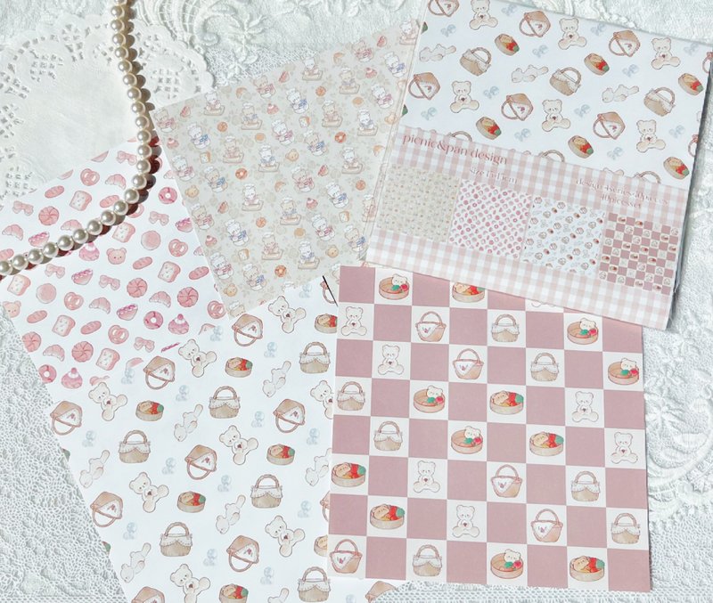 picnic design origami - 纸盒/包装盒 - 纸 多色