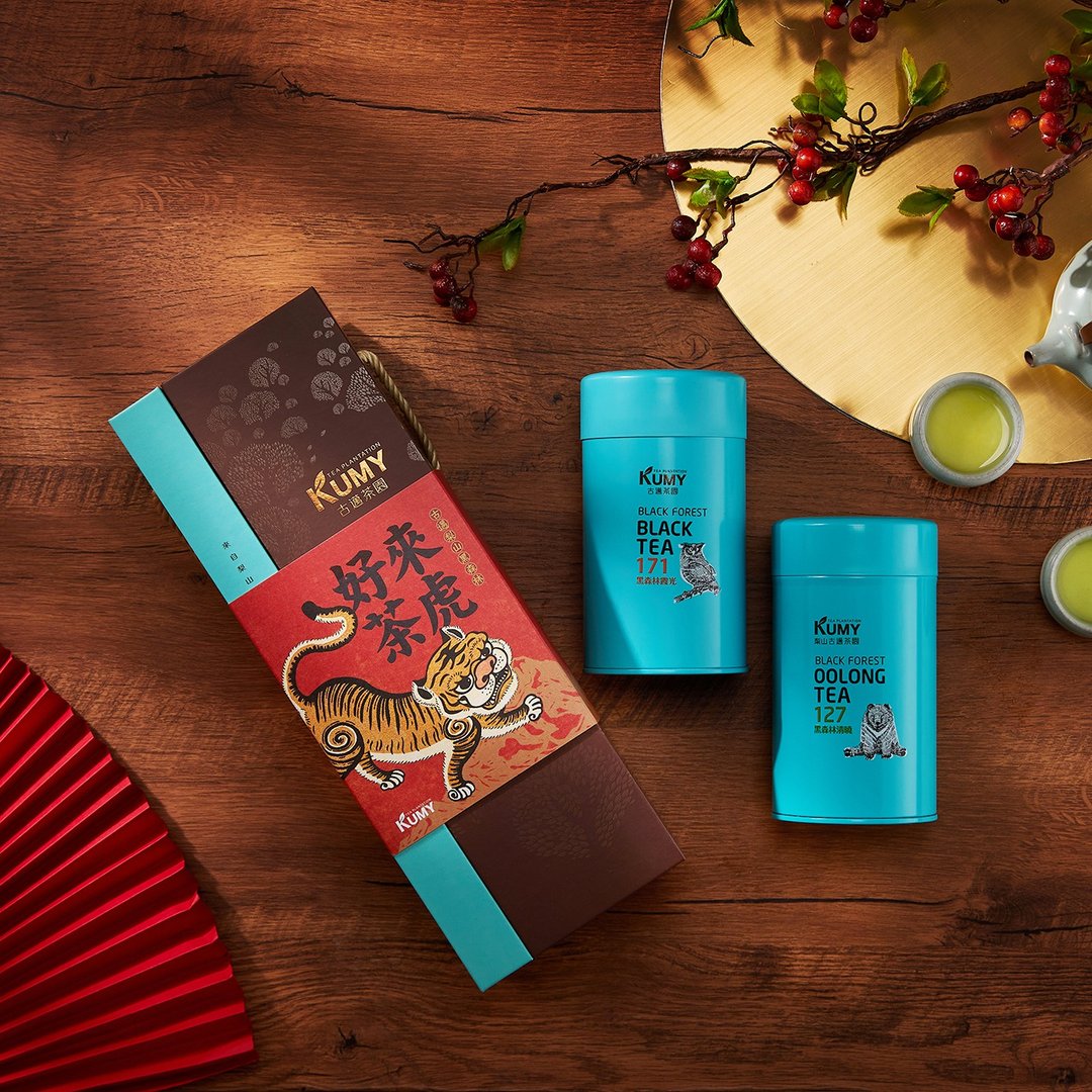 来虎好茶春节限定山沁礼盒 | 顶级清香乌龙茶150g+顶级红茶75g - 茶 - 植物．花 咖啡色