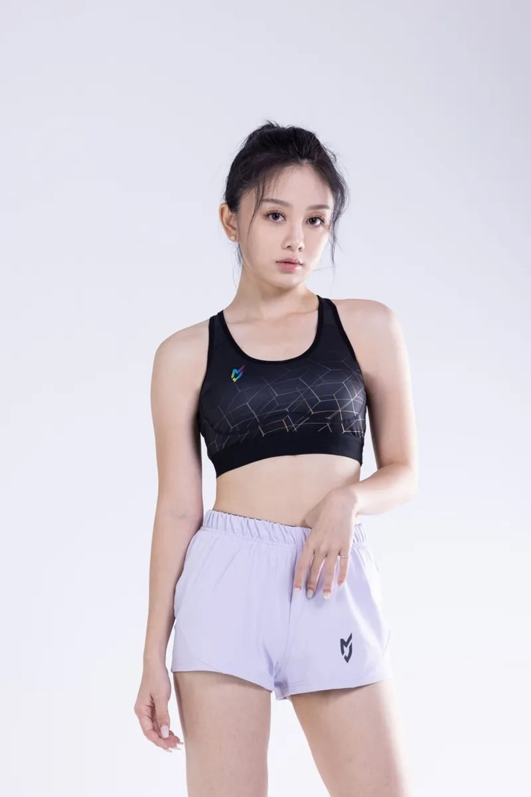 MJC 机能运动内衣 黑金纹 S-L - 女装运动内衣 - 其他材质 黑色