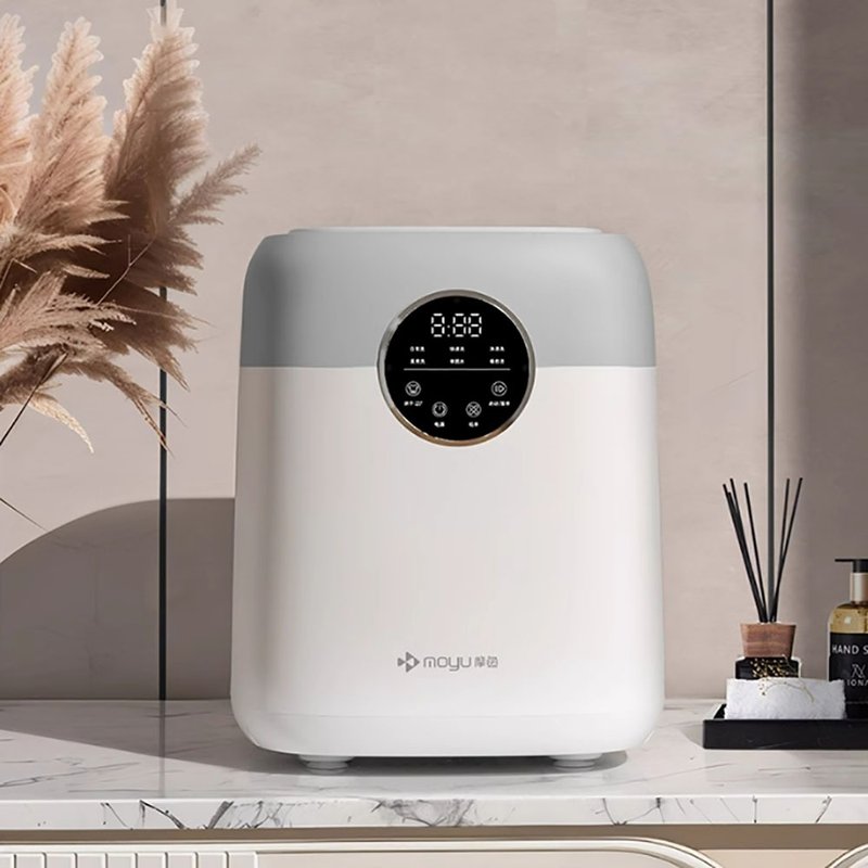 摩鱼 DW180MHG简约灰洗衣机小型洗衣机波轮洗衣机脱水烘干一体机 - 其他小家电 - 其他材质 白色