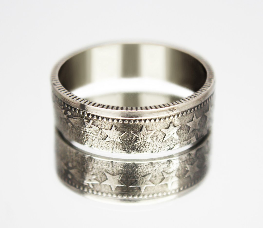 Yugoslavia Coin Ring 1 dinar 1965 coin rings for men coin rings for women - 戒指 - 其他金属 