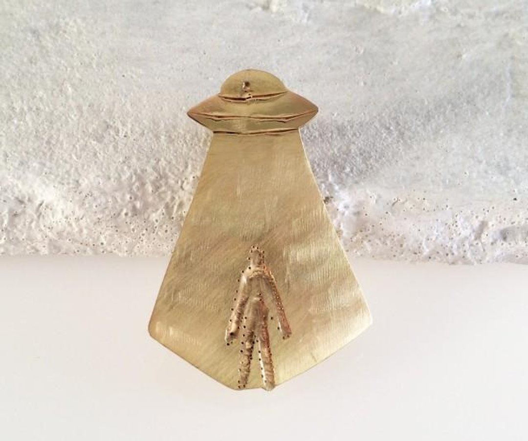 ☆ Star Man vol.2 ☆ Brass brooch - 胸针 - 其他金属 