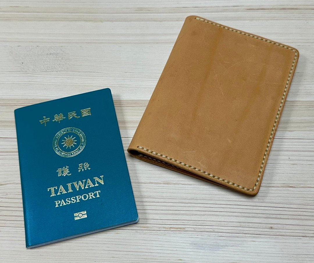 真皮护照套 - 护照夹/护照套 - 真皮 卡其色