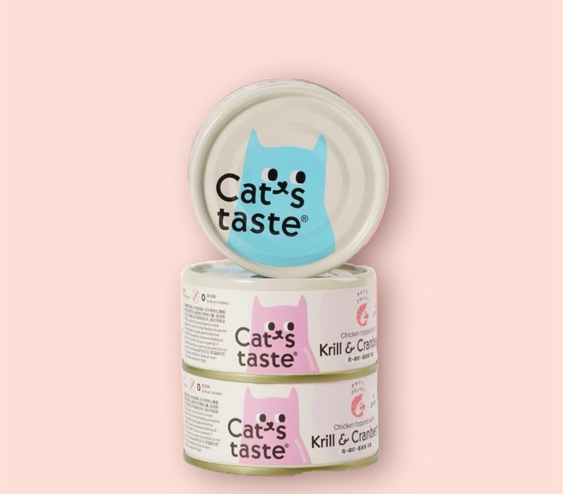 Cat's Taste 鸡肉磷虾蔓越莓肉汁罐 - 猫罐头/鲜食 - 其他材质 