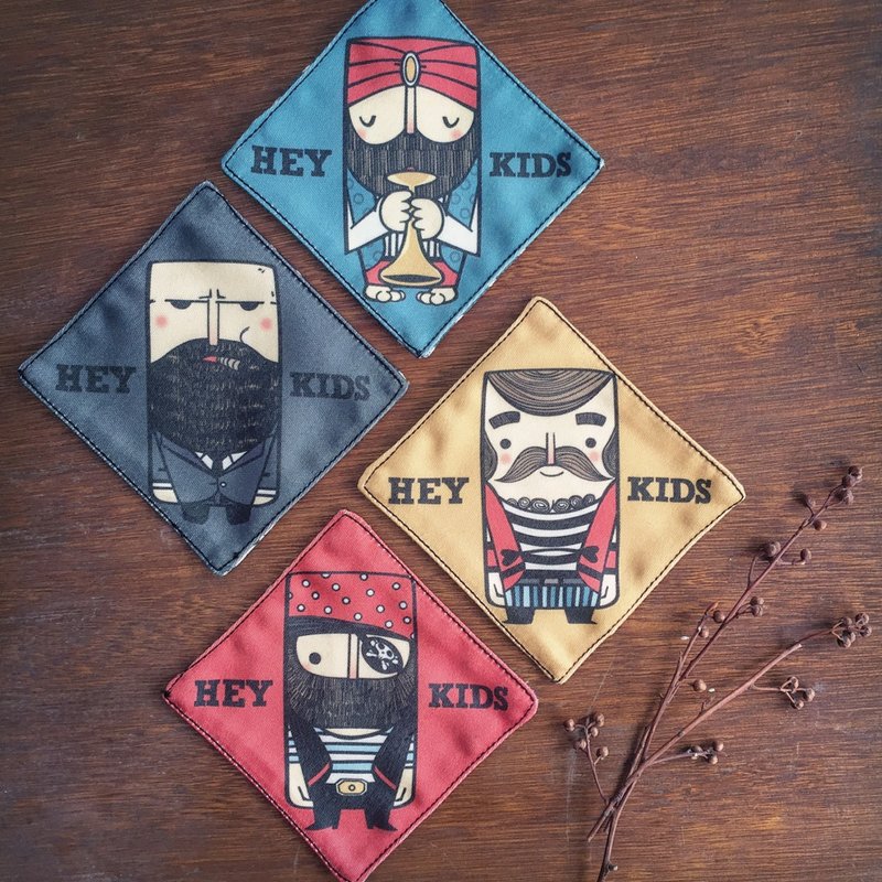 插画杯垫/充满独特性/最适合有个性的你 - 杯垫 - 其他材质 