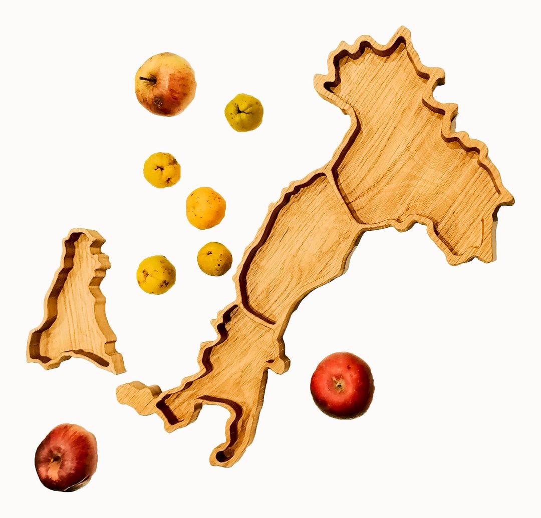 Custom Cheese Board, Antipasto Platter, Custom Serving Tray, Wooden Tray - 托盘/砧板 - 木头 咖啡色