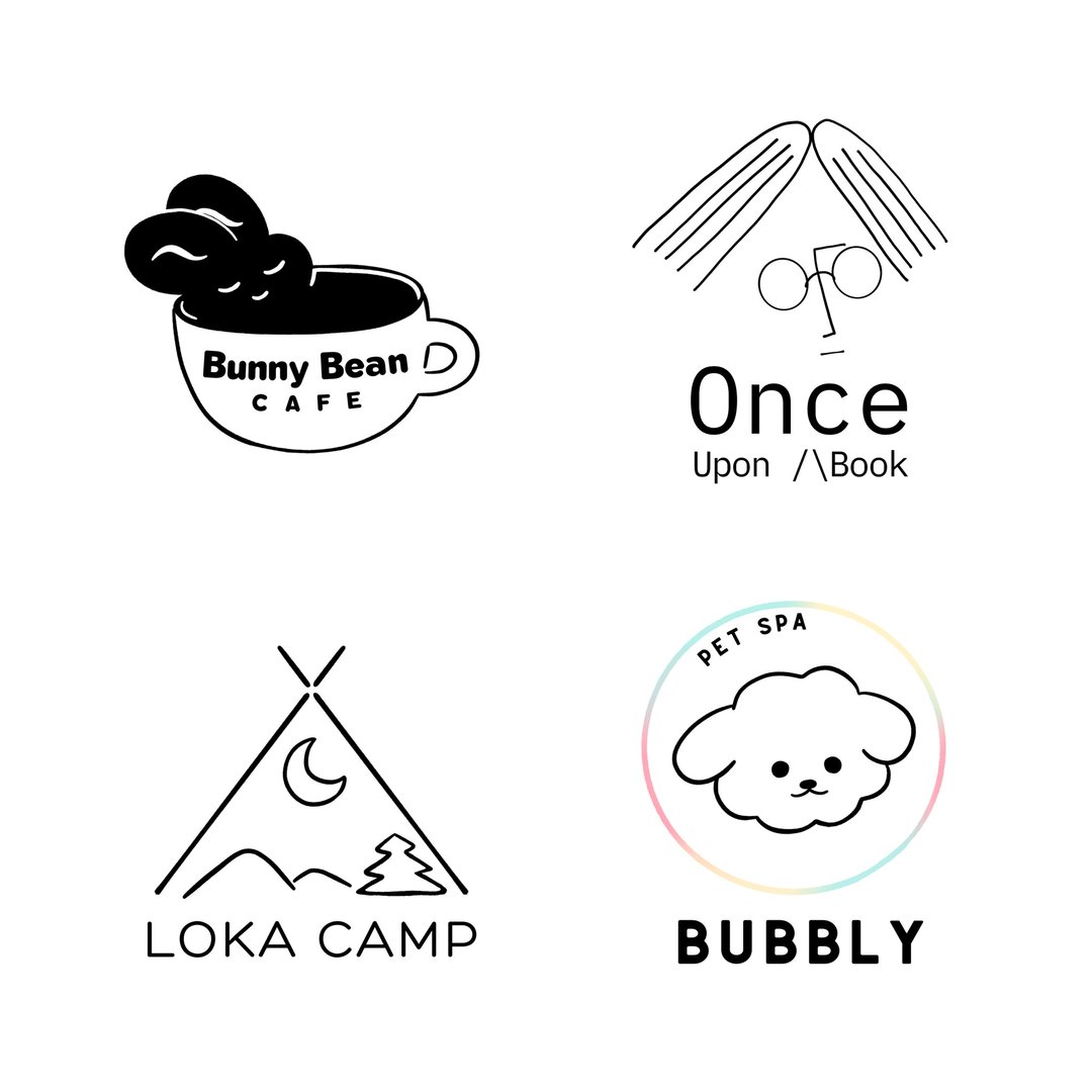 定制化LOGO, 定制商标设计, 插画风设计 - Logo 设计/图案设计 - 其他材质 
