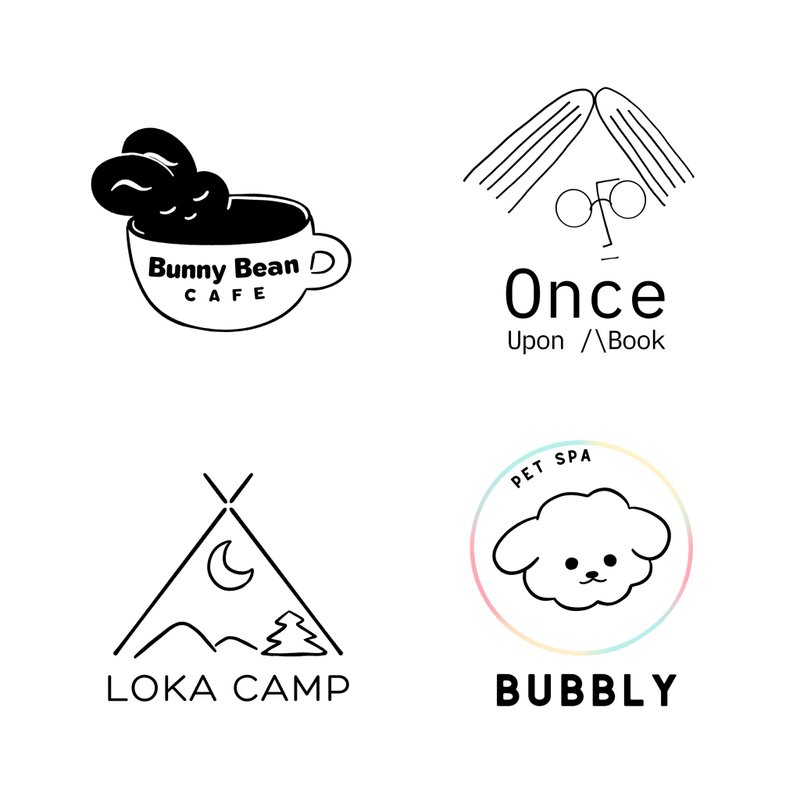 定制化LOGO, 定制商标设计, 插画风设计 - Logo 设计/图案设计 - 其他材质 