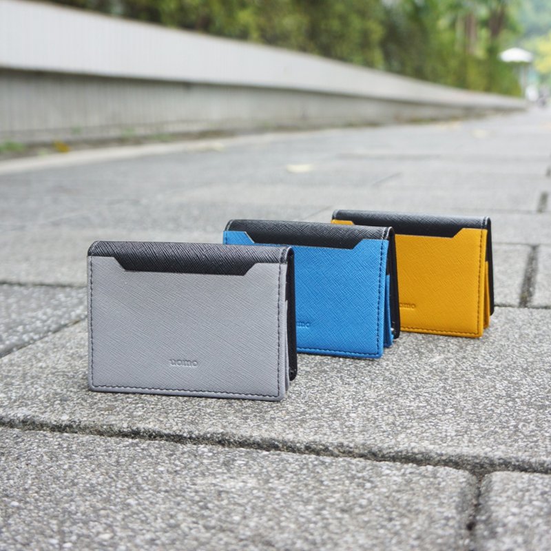 撞色十字纹 证件包 - 证件套/卡套 - 真皮 多色