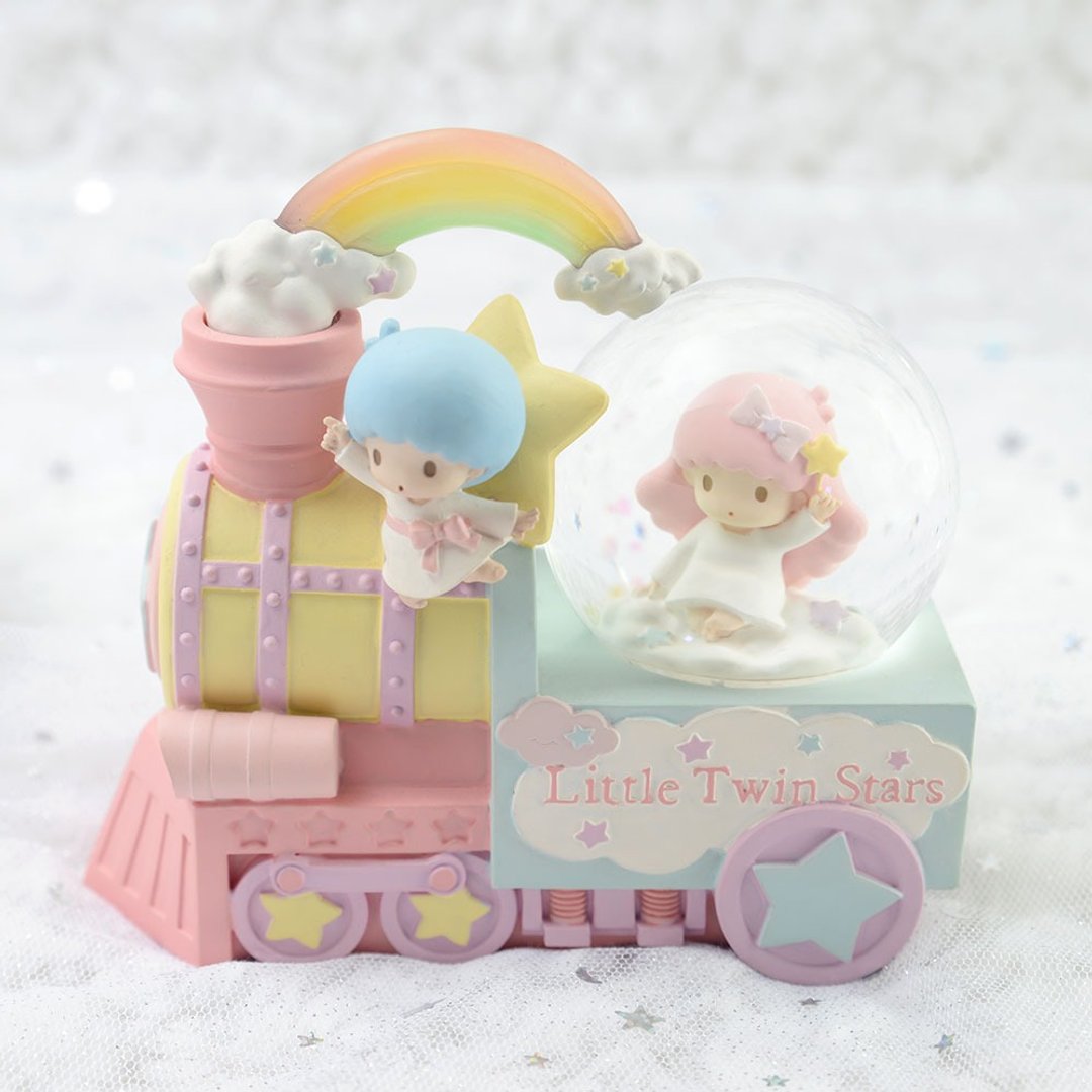 Little Twin Stars 梦想火车 水晶球音乐盒 KIKILALA生日圣诞交换 - 摆饰 - 玻璃 